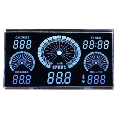 Display LCD de segmento personalizado para empilhadeira de elevadores elétricos Display de número do cluster, Display LCD monocromático