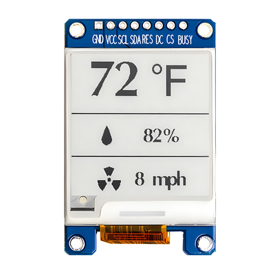 SPI E-Ink Display 1,5 polegadas preto e branco 152x152 pontos 1,54" E-Paper Display