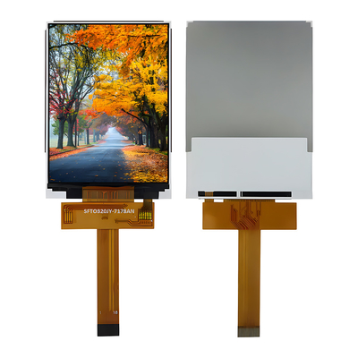 3.2 polegadas SPI TFT LCD Display 240*320 pixels ZIF FPC 18 Pin ST7789V/ILI9341 Driver IC