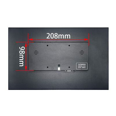 Tela sensível ao toque de metal de 15,6 polegadas - Painel IPS Full HD 1920×1080, toque capacitivo de 10 pontos, durabilidade de nível industrial