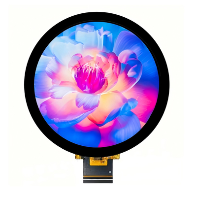 2.8 polegadas IPS 480x480 Round TFT LCD Touch Screen Display Module ST7701S Temperatura de funcionamento industrial. -20°C a 70°C