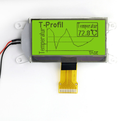 Display LCD gráfico COG padrão 128X64 Dots Matrix ST7565 SPI STN modo amarelo verde
