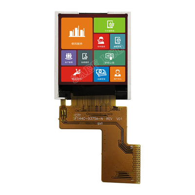 18 Pins 1,44 polegadas quadrado TFT LCD Display, 128x128 LCD Display MCU 8bits Interface