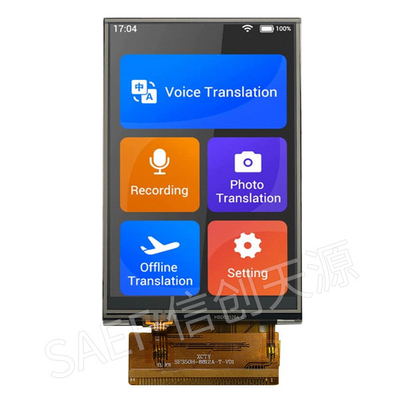 3.5 polegadas TFT LCD Touch Display HVGA TN Tipo 320X480 MCU Interface de 16 bits