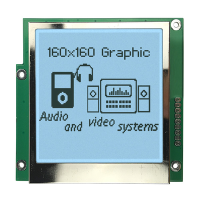 do módulo gráfico ST75161 3.3V VDD SPI da exposição de 160x160 relação positiva FSTN LCD