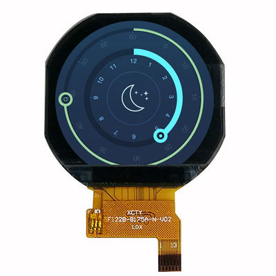 Qualidade  Small Circular LCD Display , Round LCD Module Spi MCU Interface 1.22 Inch fábrica