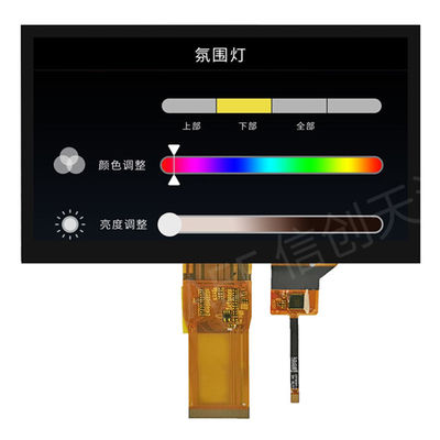 Qualidade  7 Inch TFT LCD Touch Screen Module 1024x600 IPS Full Viewing Angle RGB Interface fábrica
