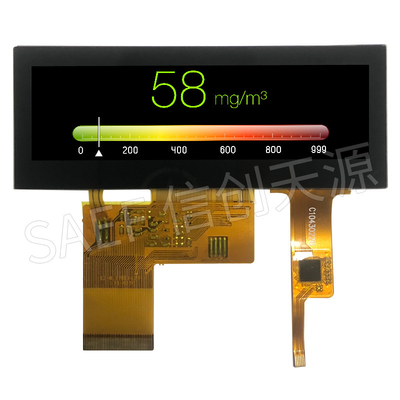 480x128 módulo de um RGB TFT LCD de 3,9 polegadas com Pin capacitivo do tela táctil 40