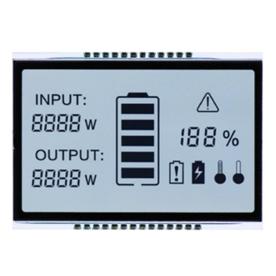Ecrã de segmento personalizado Bluetooth alto-falante exibe temperatura, tensão, corrente, gerador de oxigênio, segmento LCD