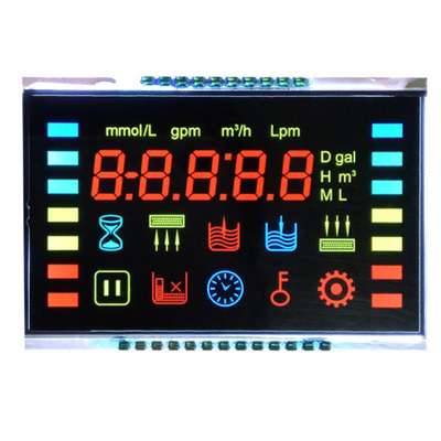Ecrã de segmento personalizado Bluetooth alto-falante exibe temperatura, tensão, corrente, gerador de oxigênio, segmento LCD