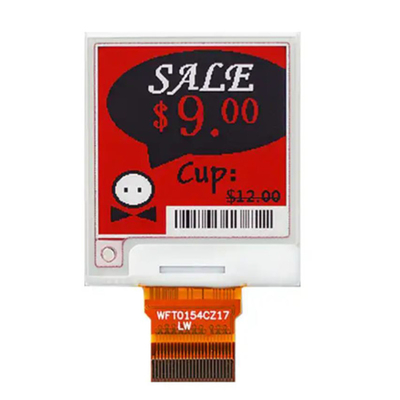 E-Paper Module Digital Display 1.54&quot; 3 cores EPD 24 Pins ESL E-Ink 200*200 pontos SPI Interface Óptica Todos os ângulos de visão