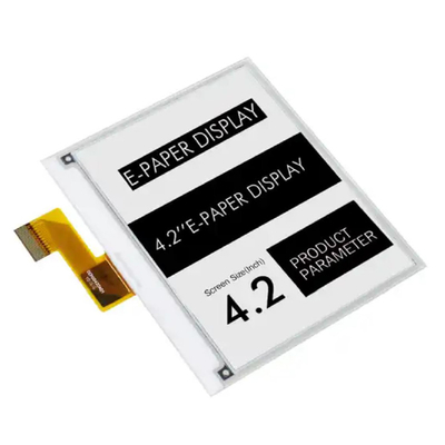 4.2 polegadas Cor E-Ink EPaper Display 400 * 300 pontos Para sinalização Baixo consumo de energia Ultra-fina Display