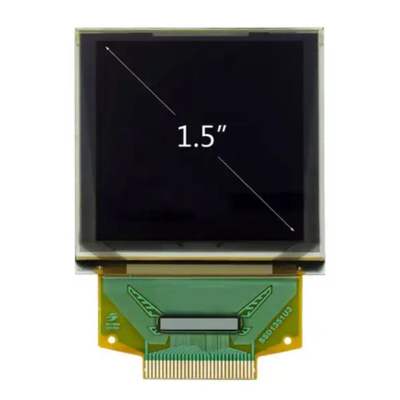 1.5 polegadas 128x128 pontos 262k Display colorido AMOLED ZIF Tipo UG-2828GDEDF11 SSD1351 Controlador