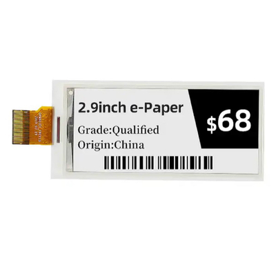 2.9 polegadas ESL Electronic Epaper Display Eink Digital Price Tag Etiqueta de prateleira