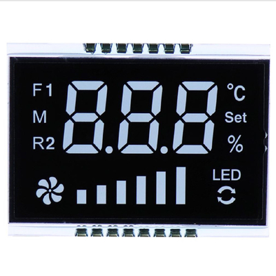 Painel LCD TN personalizado, LCD do medidor com voltagem, corrente, temperatura, caracteres/segmentos de potência