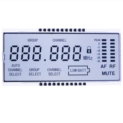 Painel LCD TN personalizado, LCD do medidor com voltagem, corrente, temperatura, caracteres/segmentos de potência