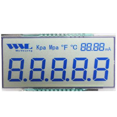 Painel LCD TN personalizado, LCD do medidor com voltagem, corrente, temperatura, caracteres/segmentos de potência