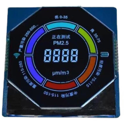 Display LCD de segmento personalizado para empilhadeira de elevadores elétricos Display de número do cluster, Display LCD monocromático