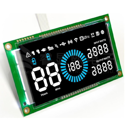 China LCD Manufacturer Segmento personalizado COB HT1621 DP1621 IC SPI MUC Interface LCD Display Screen Module