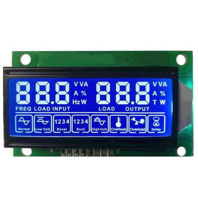 Display LCD de segmento negativo VATN personalizado com controlador HT1621 ST7035
