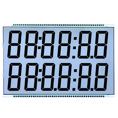 Display de painel LCD de pinos de metal TN HTN STN FSTN Tipo Display digital de segmento