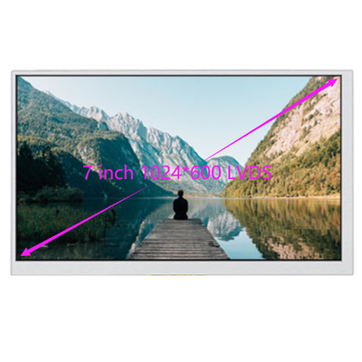 7" 1024x600 LVDS LCD TFT com CTP, PCAP touch screen 7 polegadas IPS