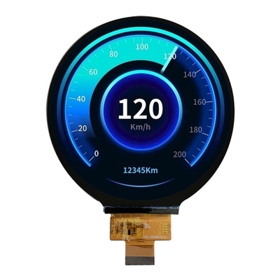 Grade Automotive 4 polegadas 720 X 720 pontos Rotunda TFT LCD Display MIPI Interface 1000nits