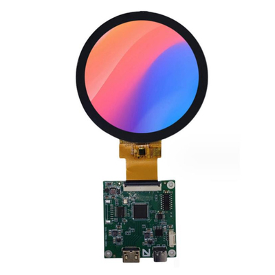 Grade Automotive 4 polegadas 720 X 720 pontos Rotunda TFT LCD Display MIPI Interface 1000nits