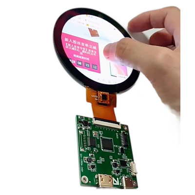 Display LCD HDMI TFT 4 polegadas redondo, circular TFT LCD 4 "com interface MIPI