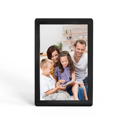 10.1 polegadas WiFi quadro de foto digital 1280x800 tela IPS, rotação automática de fotos e vídeos