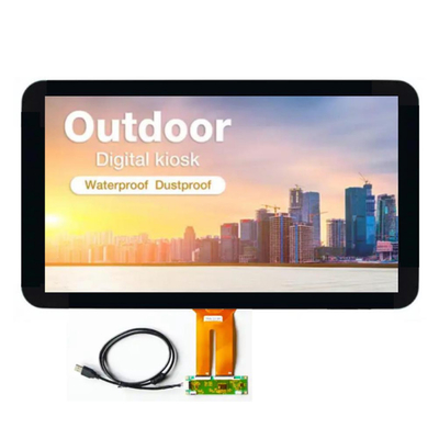 Alto brilho 1000Nits 21,5 polegadas IPS TFT LCD Display Resolução FHD com interface LVDS