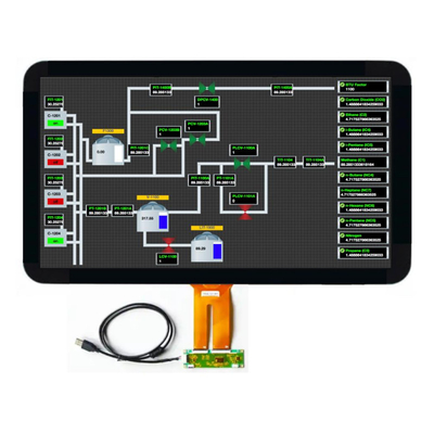 Alto brilho 1000Nits 21,5 polegadas IPS TFT LCD Display Resolução FHD com interface LVDS