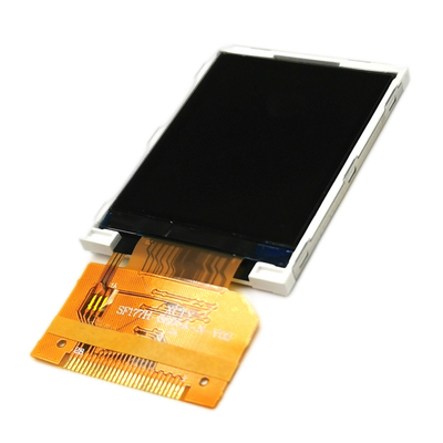 1.8 polegadas Industrial TFT Display 128x160 Pontos 16 Bit Interface com luz de fundo LED branco