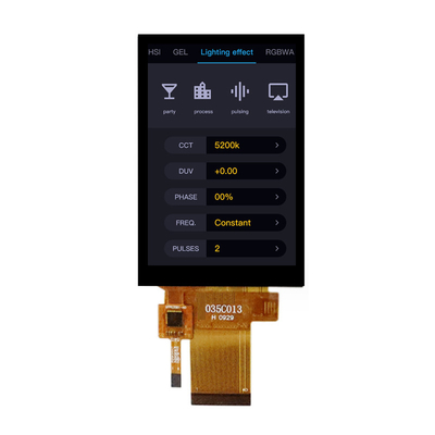 3Display LCD TFT de 0,5 polegada com interface MCU ILI9488, Display LCD TFT de 3,5 polegadas com painel táctil capacitivo