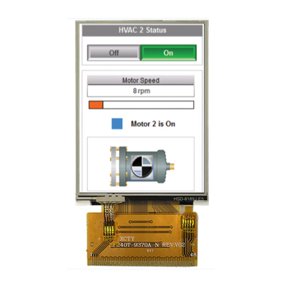 Módulo de exibição TFT LCD de 2,4 polegadas 240x320 RGB MCU SPI Interface com touch screen
