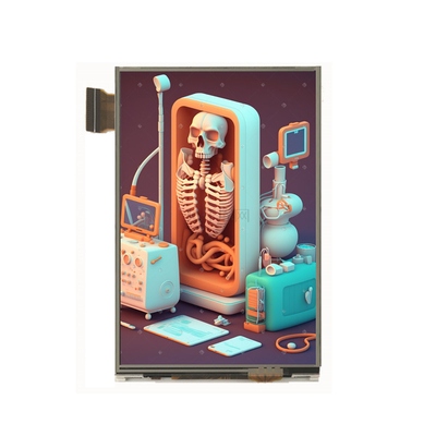 3Interface HVGA MCU de tela LCD sensível ao toque para dispositivos médicos/industriais de 0,5 polegadas