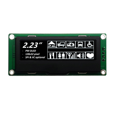128x32 pontos OLED Modulo de Display Gráfico de 2,23 polegadas Interface SPI