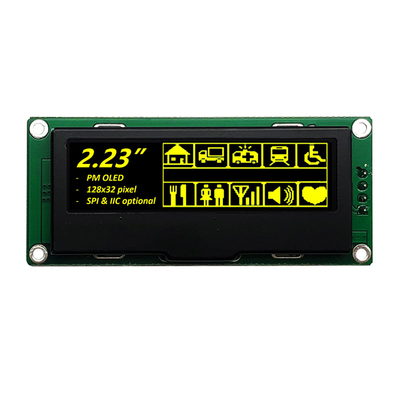 128x32 pontos OLED Modulo de Display Gráfico de 2,23 polegadas Interface SPI