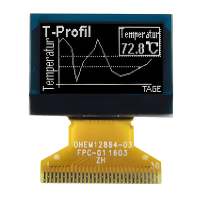 0.96 polegadas OLED Display Module 128x64, OEL Display Gráfico 0,96 polegadas