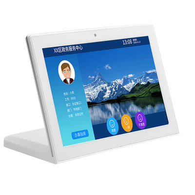 Desktop Android Tablet PC Tipo L Retrato 10,1 polegadas RK3568 tela sensível ao toque Sistema de encomenda POS