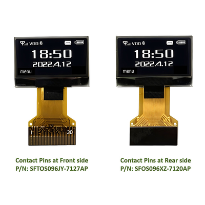 0.96 polegadas OLED Display Module 128x64 Pixel SPI I2C Interface Plug-In Connection