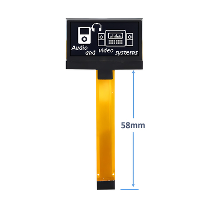 1.3 polegadas OLED Display Module 128x64 16 Pin ZIF Conexão CH1116 Driver