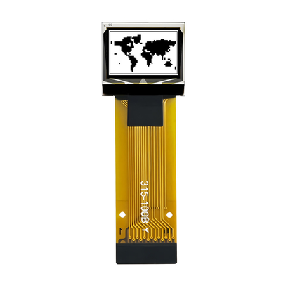 0.42 polegadas Pequena tela OLED 72x40 Conexão gráfica ZIF SPI e IIC Interface