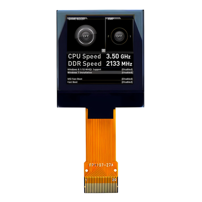 20 Pin 1,12 polegadas OLED Display Module 128x128 40mm longo ZIF Conector paralelo SPI I2C