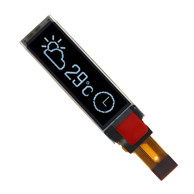 0.87 polegadas Slim OLED Display Module 128x32 Pixels Interface I2C Texto Branco/Azul