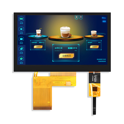4.3 polegadas 800x480 pontos PCAP TFT Display Touchscreen capacitivo Interface RGB