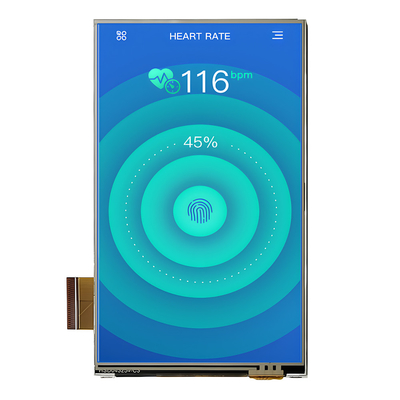 4.3 polegadas 480X800 IPS TFT LCD Display Portrait Type 4.3 polegadas RGB Interface TFT Screen