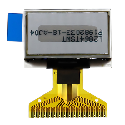 0.96 polegadas 128x64 pontos Branco e Azul Dual cores 30 pin OLED Display interno DC / DC Interior