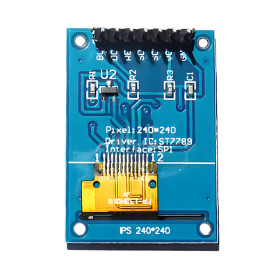 1.3" 1,33 polegadas TFT LCD Display 240x240 Pixels SPI Serial Peripheral Interface Driver