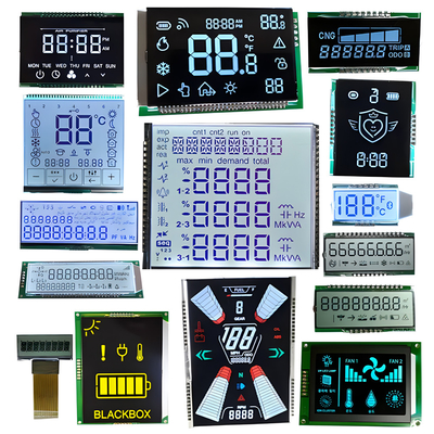 Painel de exibição LCD de segmento OEM personalizado TN STN HTN VA FSTN Refletor